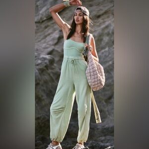 Free people movement x inbound onesie in pistachio NWT